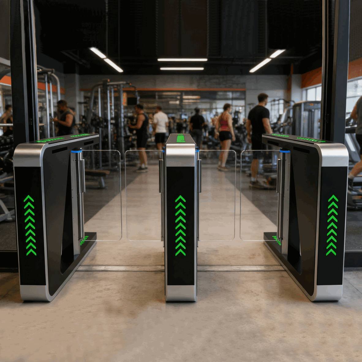 Barreira de Giro Automática resistente às intempéries óptica pivotante — Baroxon