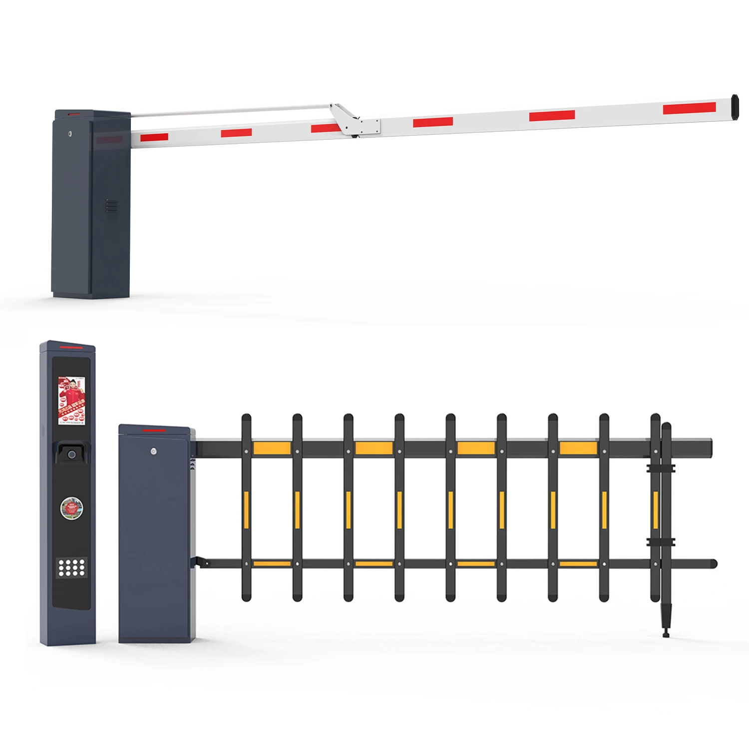 Cancela Automática com leitura RFID industrial — Baroxon