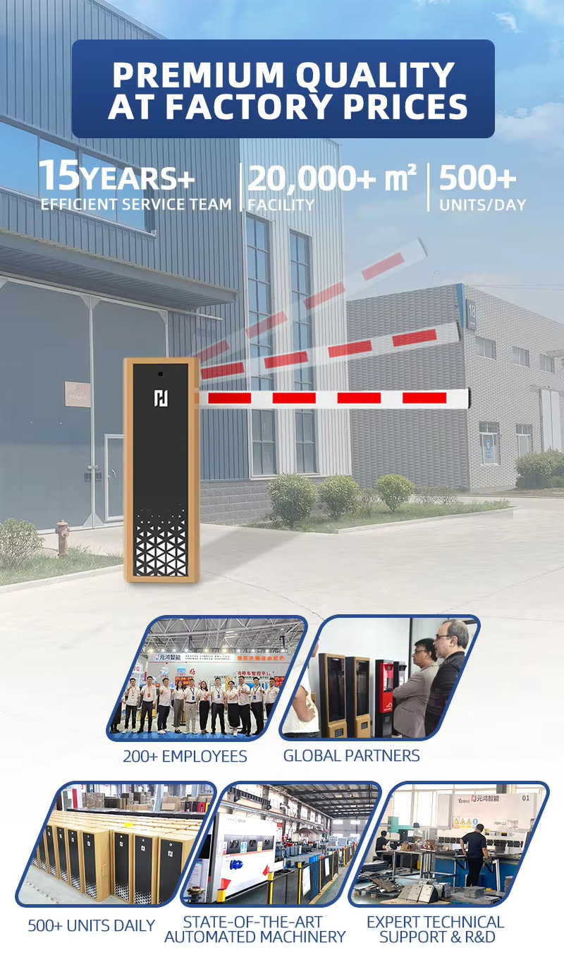 Baroxon IP55 weatherproof heavy-duty outdoor electric boom barrier security gate Brasil