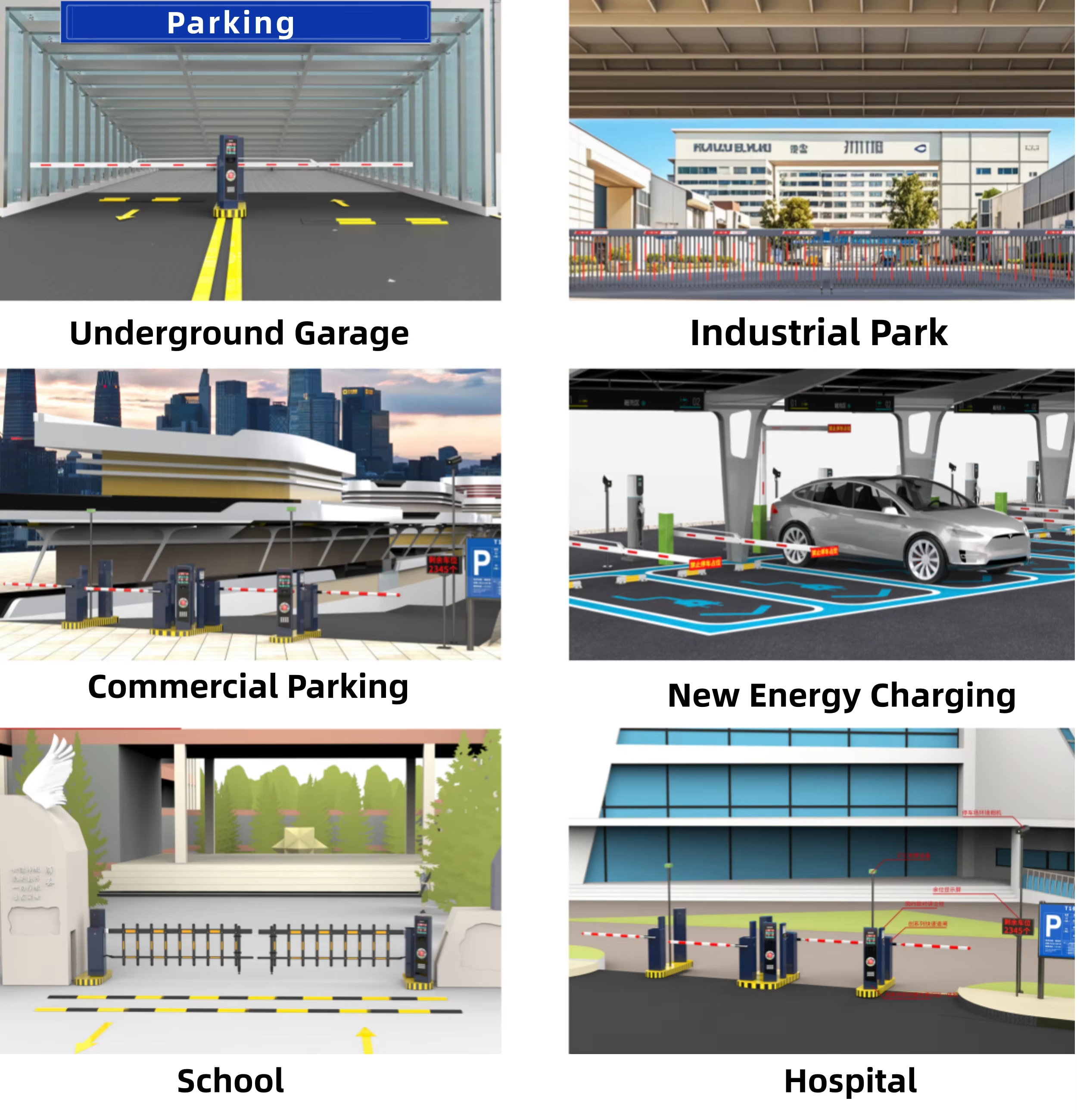 Outdoor anti-rust powder coating paint layer parking system electrical component protective cabinet